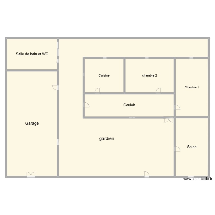 maison. Plan de 8 pièces et 749 m2