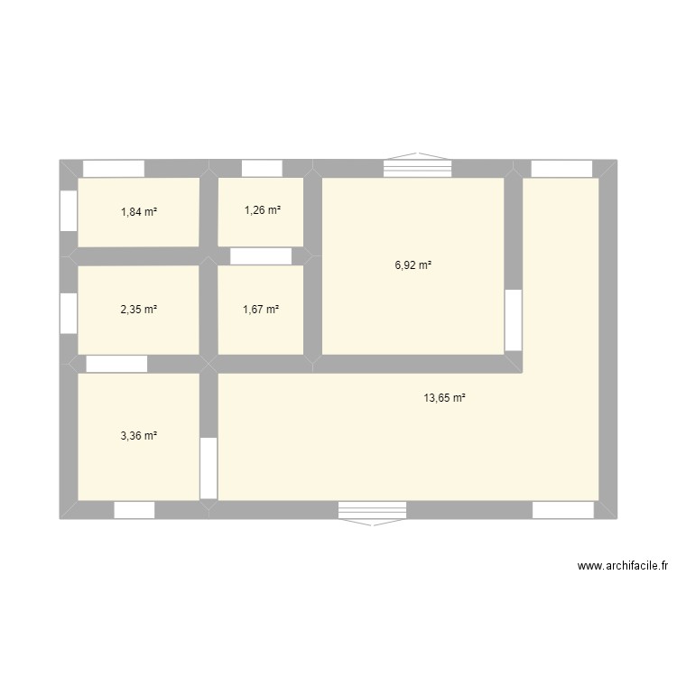 plan evac Limal. Plan de 7 pièces et 31 m2