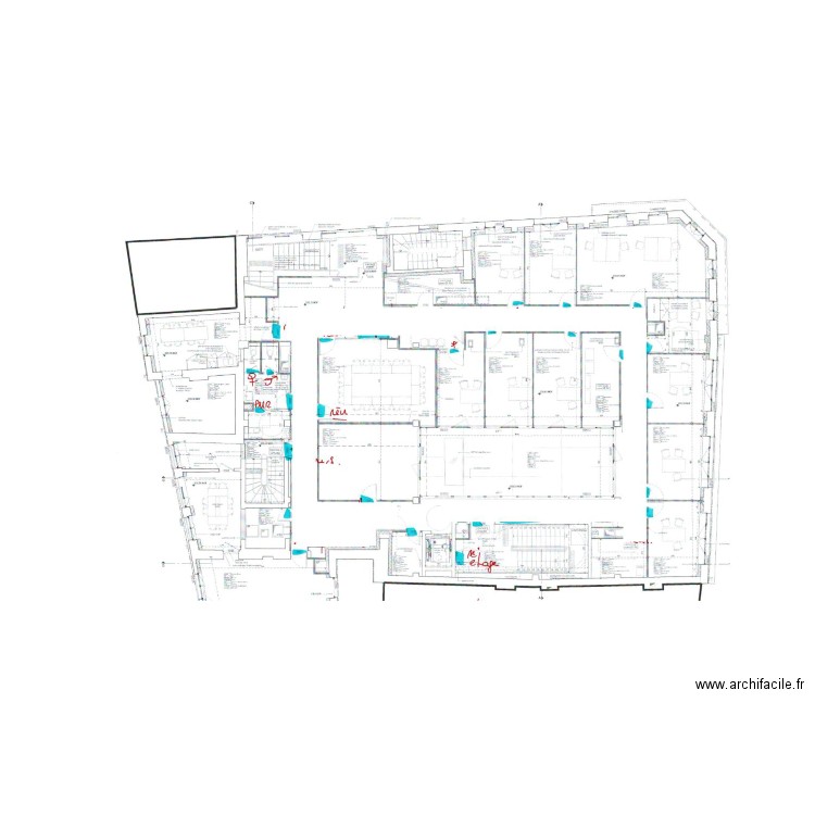 R+2 MAZEL. Plan de 0 pièce et 0 m2