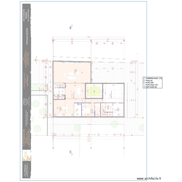 Beautheil Saints - RJ45. Plan de 0 pièce et 0 m2