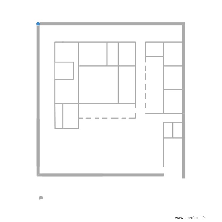 Tchaco5. Plan de 12 pièces et 10 m2