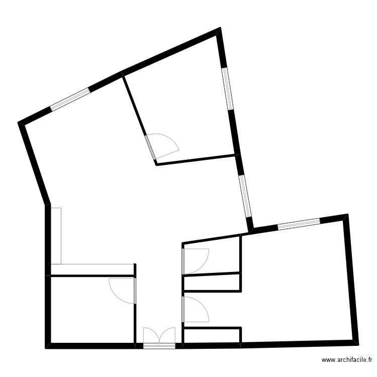 Multin. Plan de 6 pièces et 142 m2