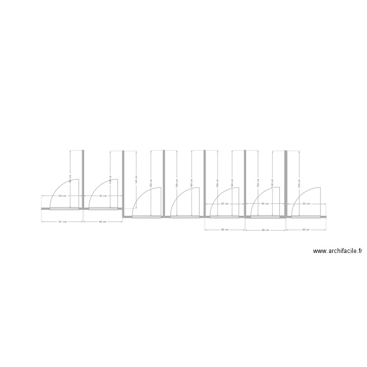 תא מקלחות . Plan de 0 pièce et 0 m2