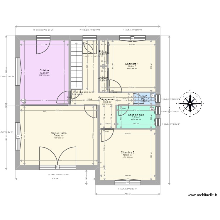 ML24007812. Plan de 15 pièces et 150 m2