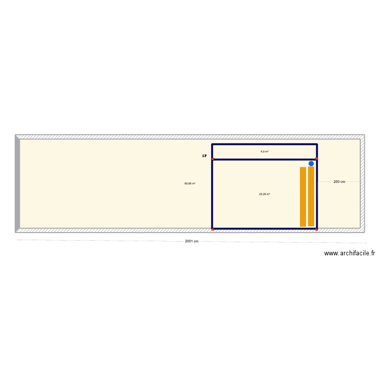 Rob van scherpenseel v1. Plan de 3 pièces et 128 m2