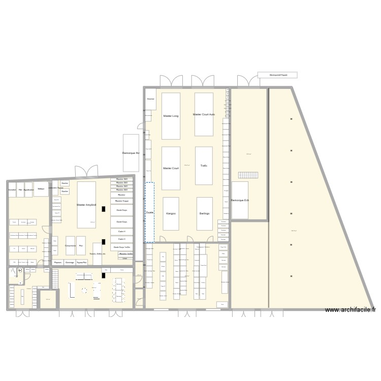 VougyForgeAutre possF. Plan de 15 pièces et 1198 m2