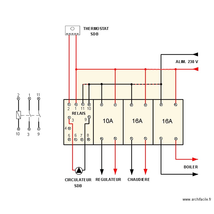 daniel. Plan de 13 pièces et 37 m2