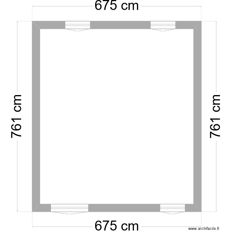 Guynemer. Plan de 2 pièces et 85 m2