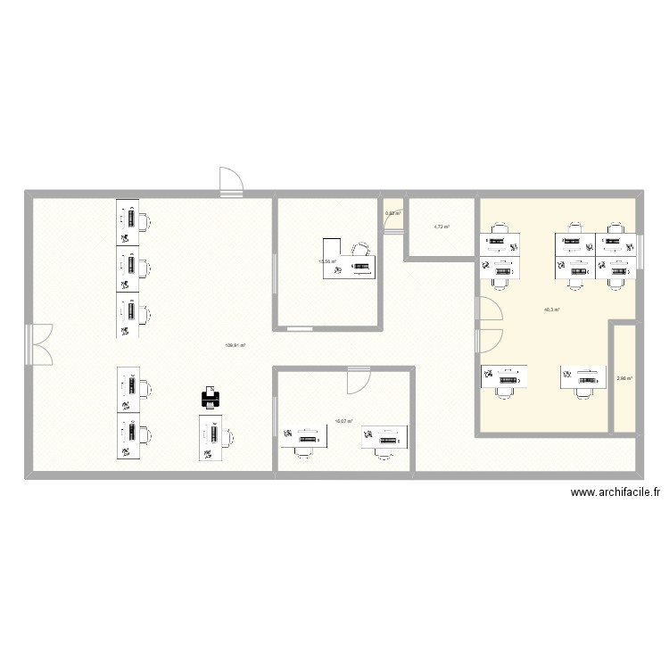 LPM 3. Plan de 7 pièces et 190 m2