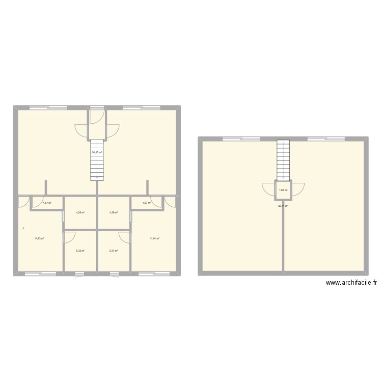 Maison avant Fontaudin. Plan de 11 pièces et 185 m2