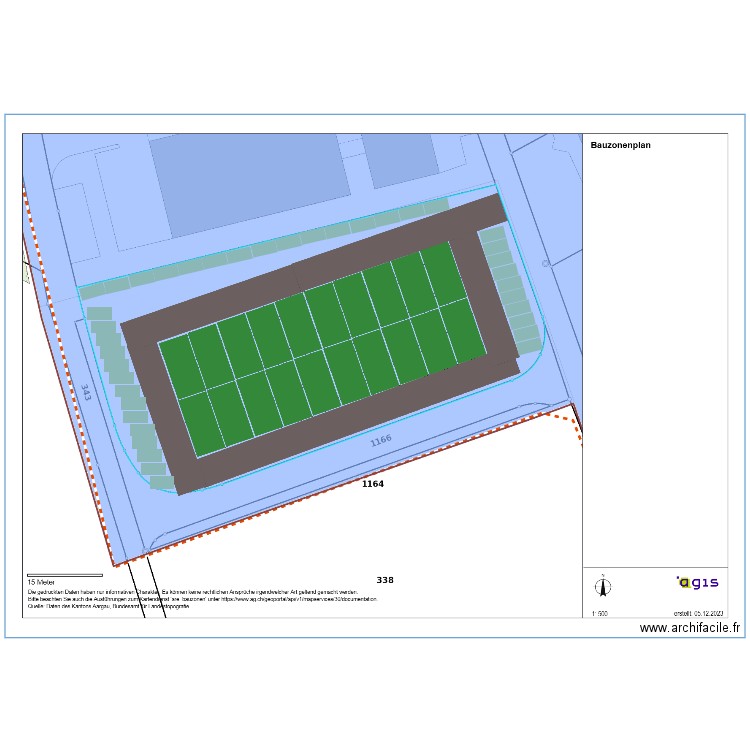 Wallbach AG. Plan de 0 pièce et 0 m2