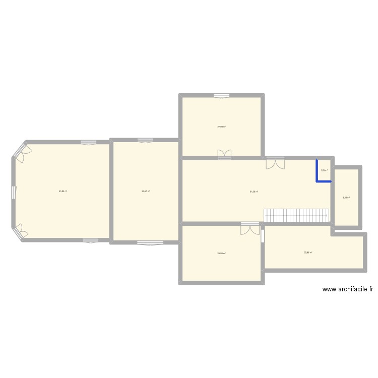 CASTEJA RDC pro v5. Plan de 8 pièces et 225 m2