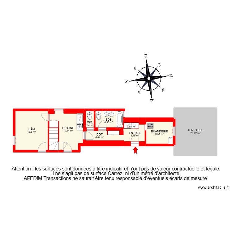 BI24691-. Plan de 25 pièces et 153 m2