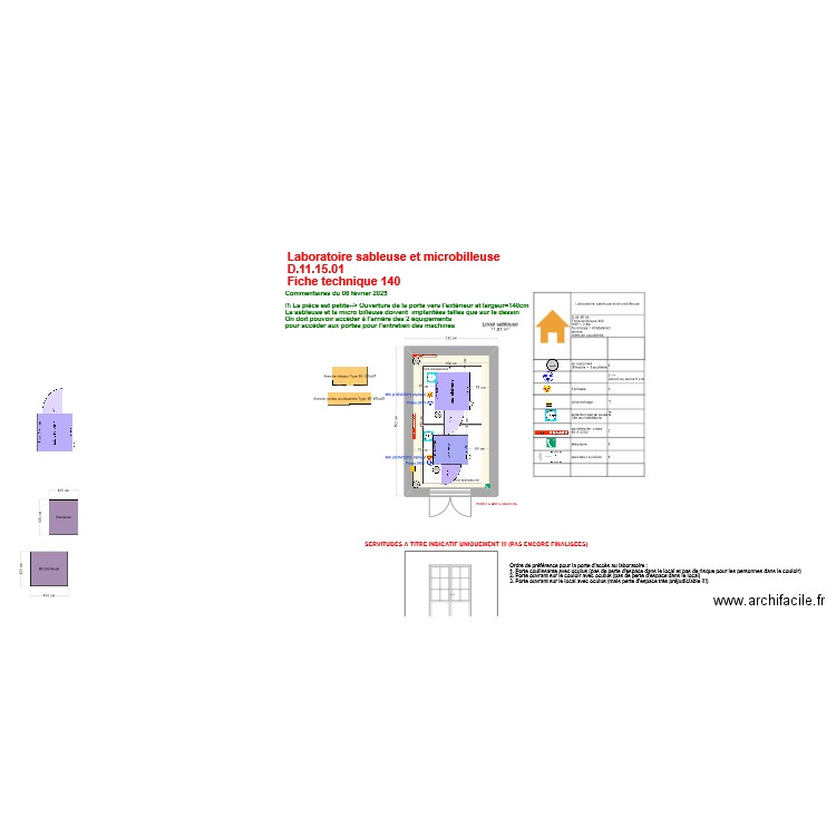 Fiche140- labos sableuse microbilleuse v2025-02-19. Plan de 1 pièce et 12 m2