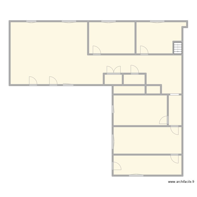 maison fini. Plan de 12 pièces et 169 m2