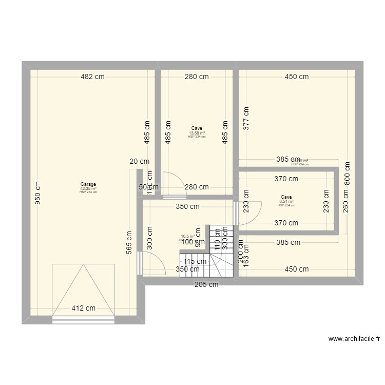 Certif peb. Plan de 5 pièces et 101 m2