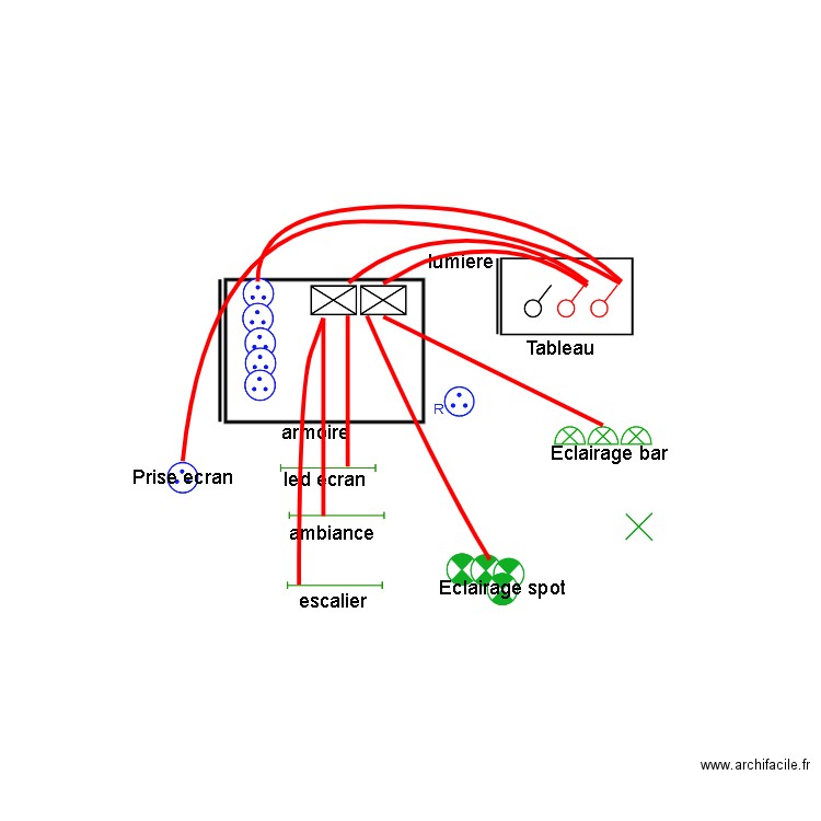 plan elec. Plan de 0 pièce et 0 m2