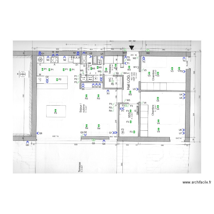 Logement 1. Plan de 0 pièce et 0 m2