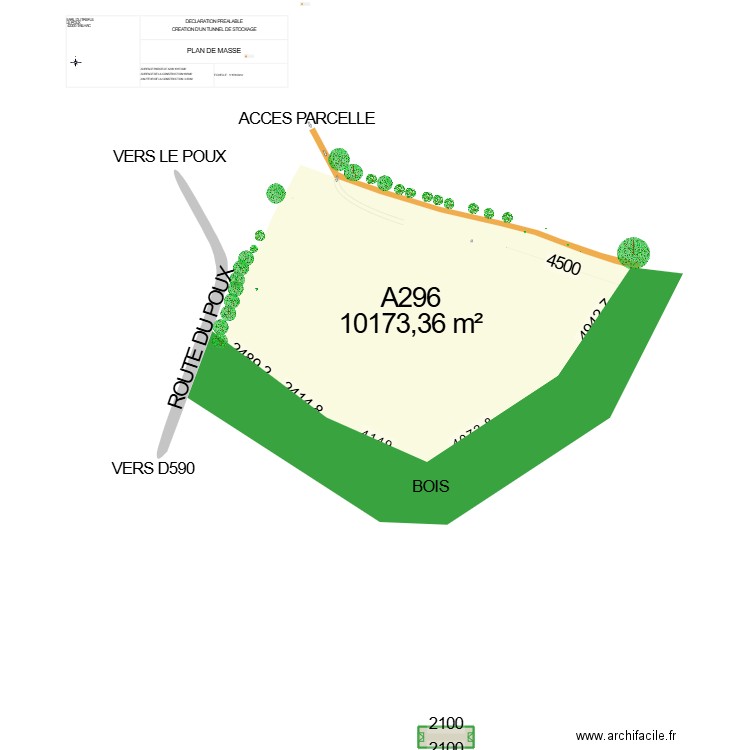 .... Plan de 1 pièce et 163 m2