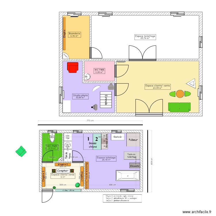 VERO NEW. Plan de 8 pièces et 99 m2