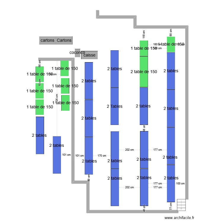 salle des fêtes 1. Plan de 0 pièce et 0 m2