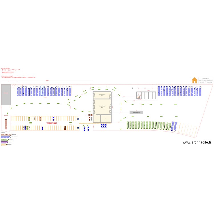 plan aménagement Châteauguay. Plan de 4 pièces et 970 m2