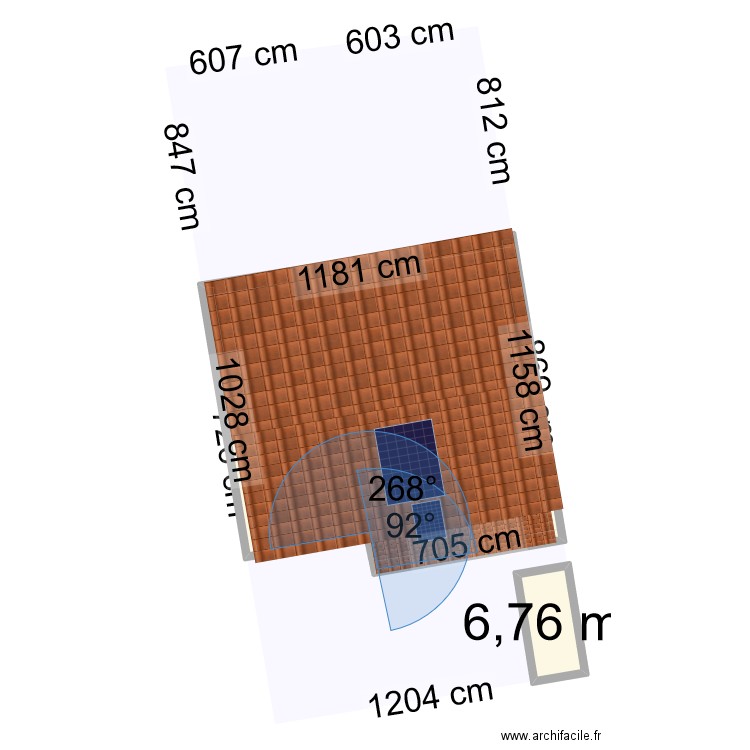 PLAN LYDI. Plan de 2 pièces et 138 m2