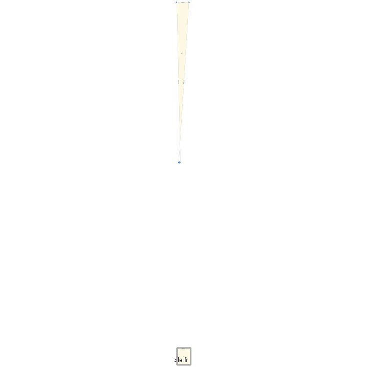 rdc st Briac. Plan de 2 pièces et 327 m2