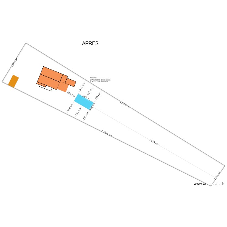 DP02 - plan de situation vue du ciel. Plan de 1 pièce et -2106 m2