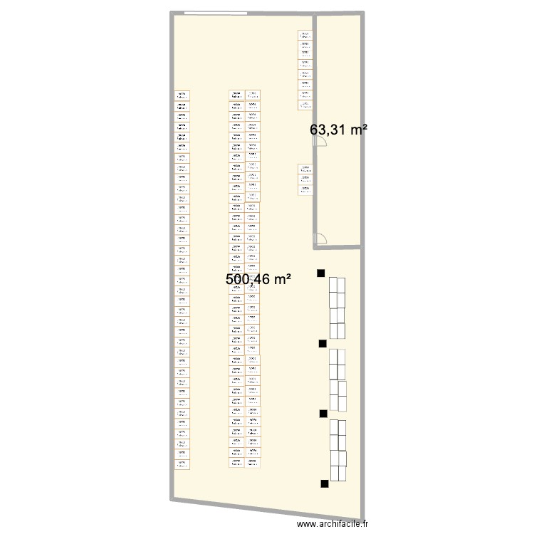 plan saint marcel. Plan de 2 pièces et 564 m2