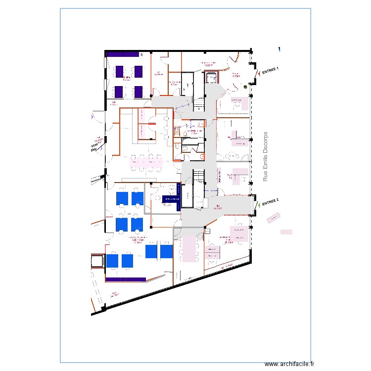 ZFX RDC. Plan de 0 pièce et 0 m2