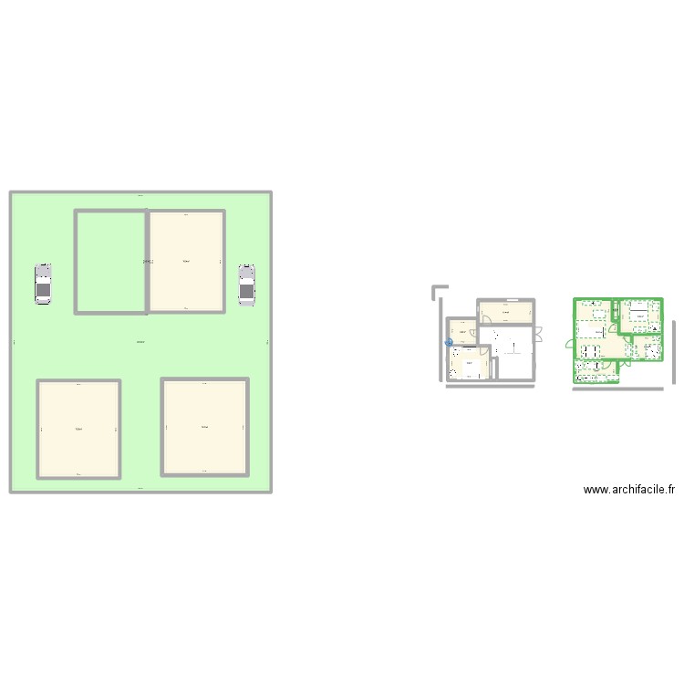 Sudio Pk12. Plan de 13 pièces et 1043 m2