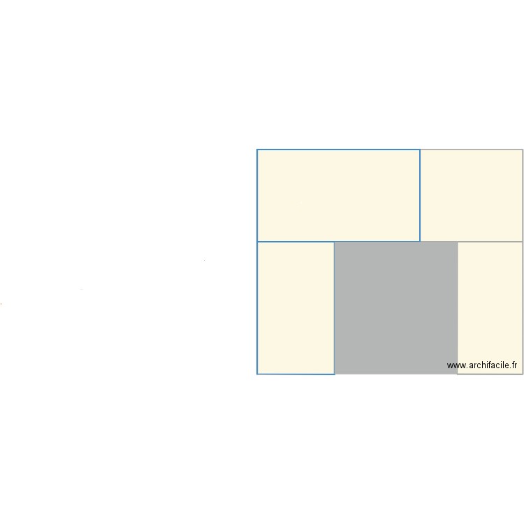 appart1. Plan de 3 pièces et 287 m2