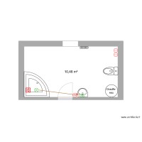 Salle de bain étage petite maison élec