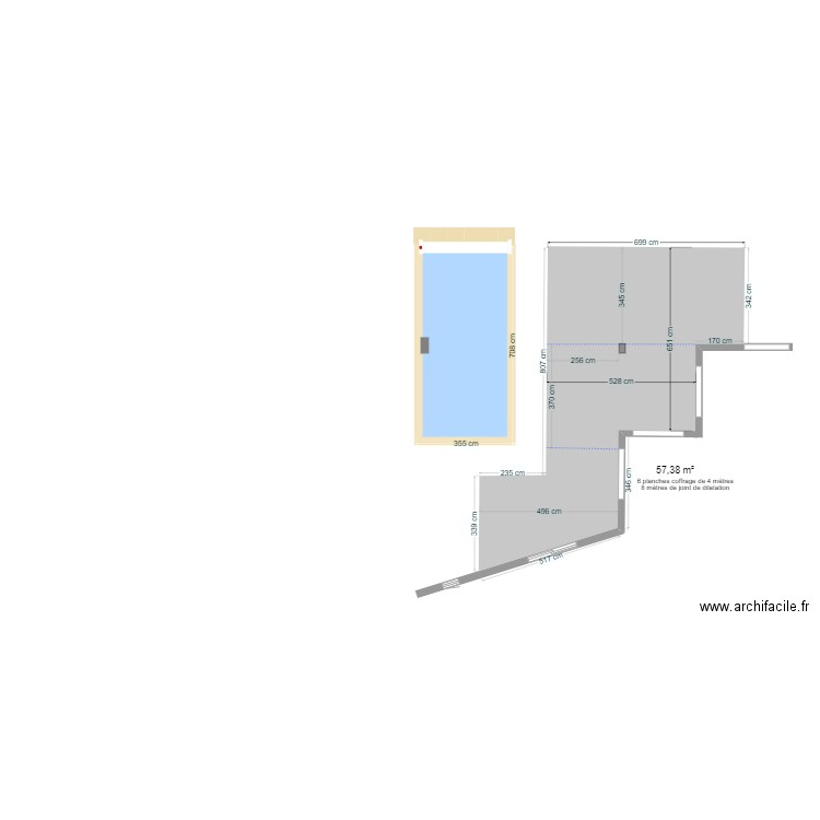 Dalle extérieure C. Plan de 0 pièce et 0 m2