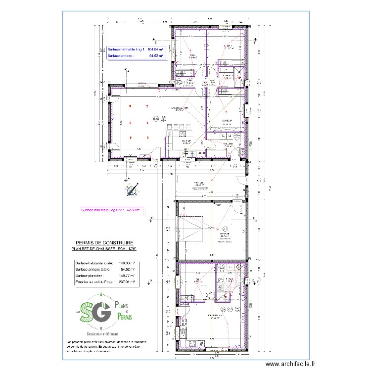 Bernier. Plan de 0 pièce et 0 m2