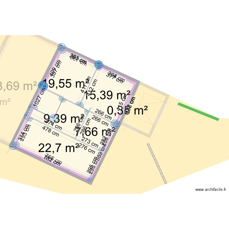 Construction La Motte Jubin 3. Plan de 12 pièces et 159 m2