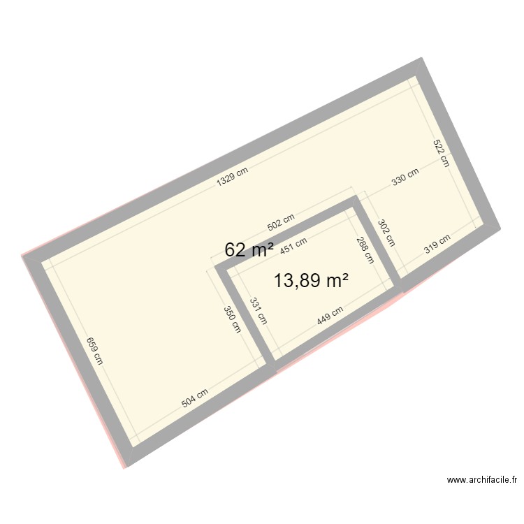 PLAN DE PARCELLE. Plan de 4 pièces et 152 m2