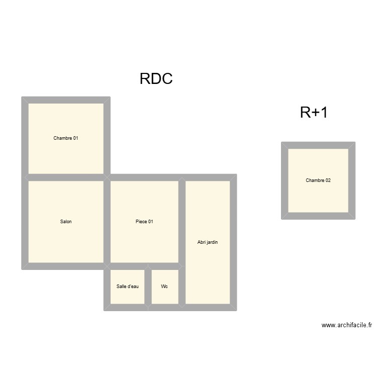 350601919. Plan de 7 pièces et 46 m2