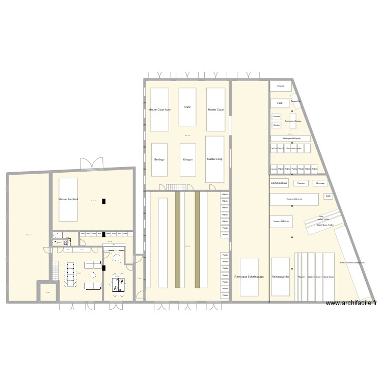 VougyForgeAutre poss. Plan de 17 pièces et 1266 m2