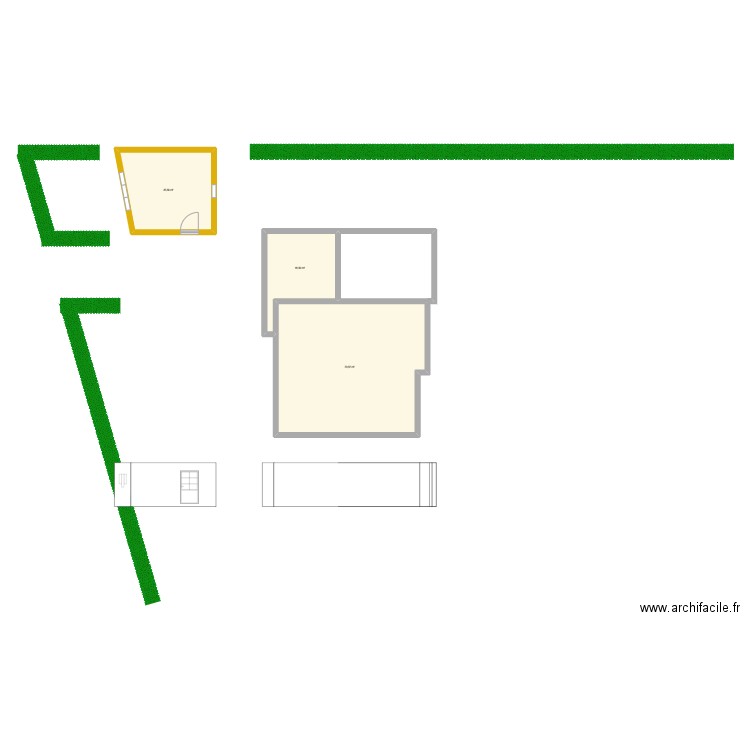 dépendance_M. Plan de 3 pièces et 115 m2