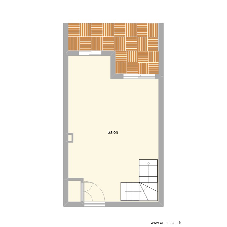 Valras_Maison. Plan de 3 pièces et 23 m2