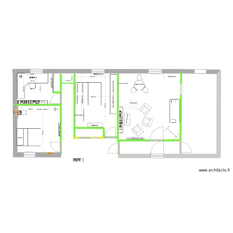 aménagement rénovation nov. Plan de 0 pièce et 0 m2