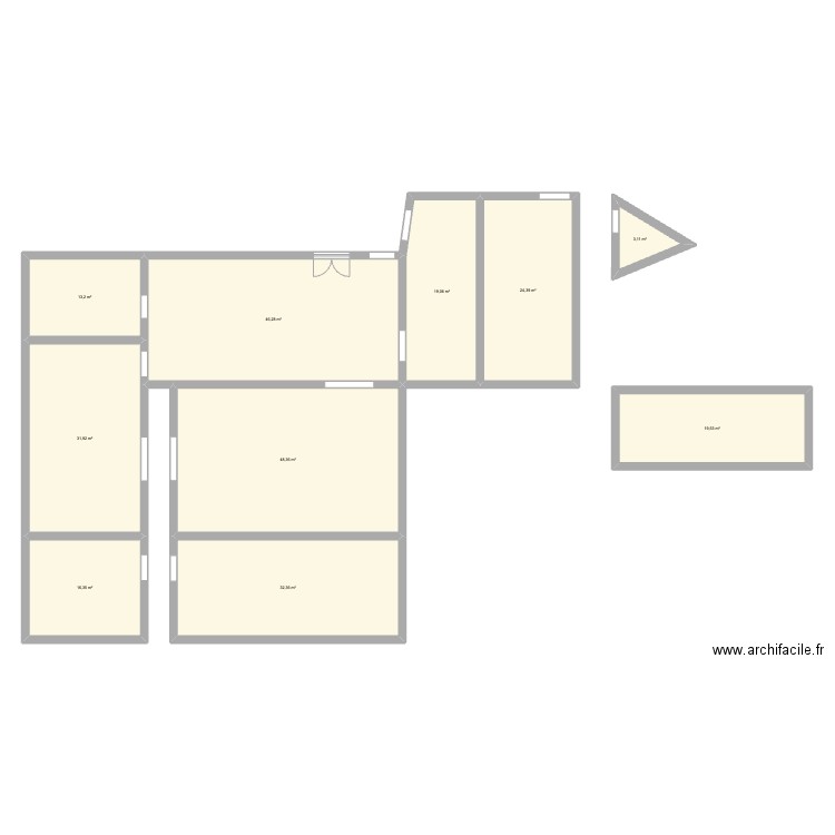 mind7. Plan de 10 pièces et 255 m2