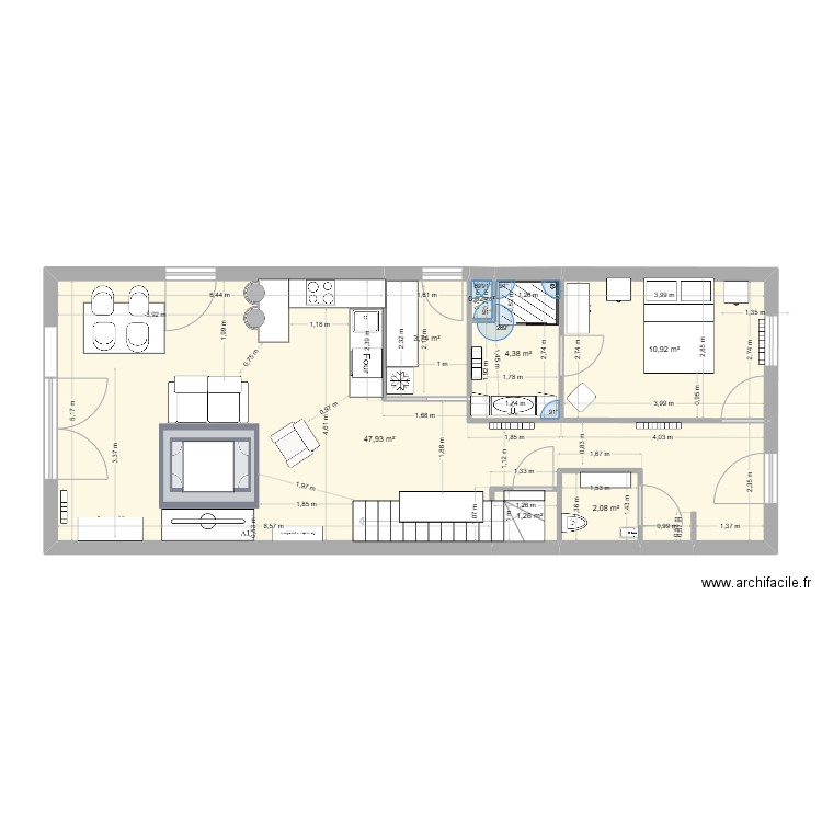 Vincent Meine 13. Plan de 7 pièces et 71 m2