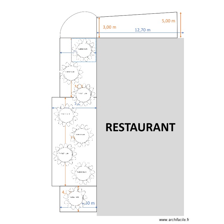 begude. Plan de 0 pièce et 0 m2