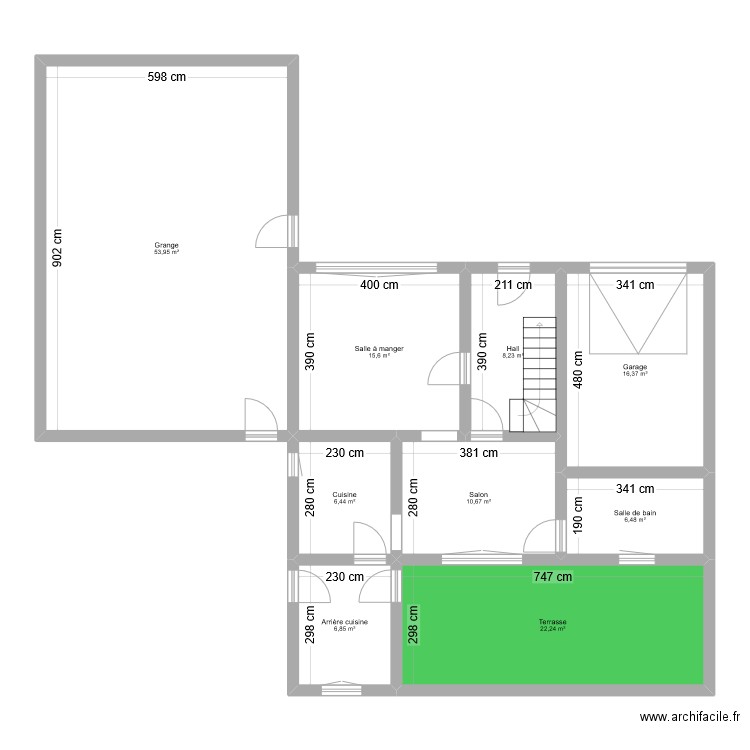 Magnery Rez. Plan de 9 pièces et 147 m2