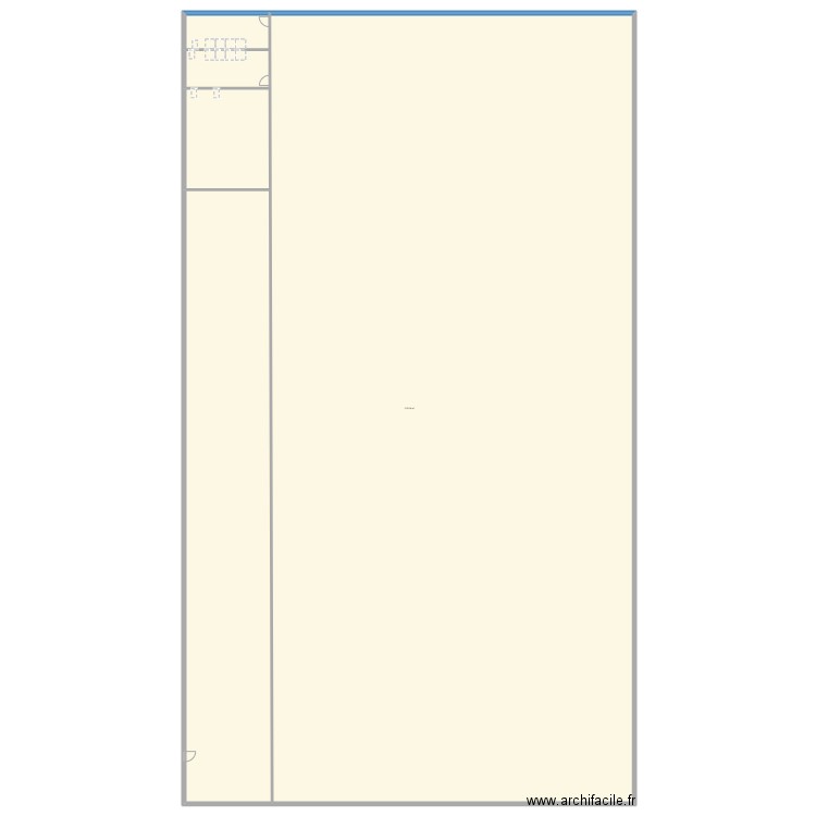 PADEL . Plan de 1 pièce et -2082 m2