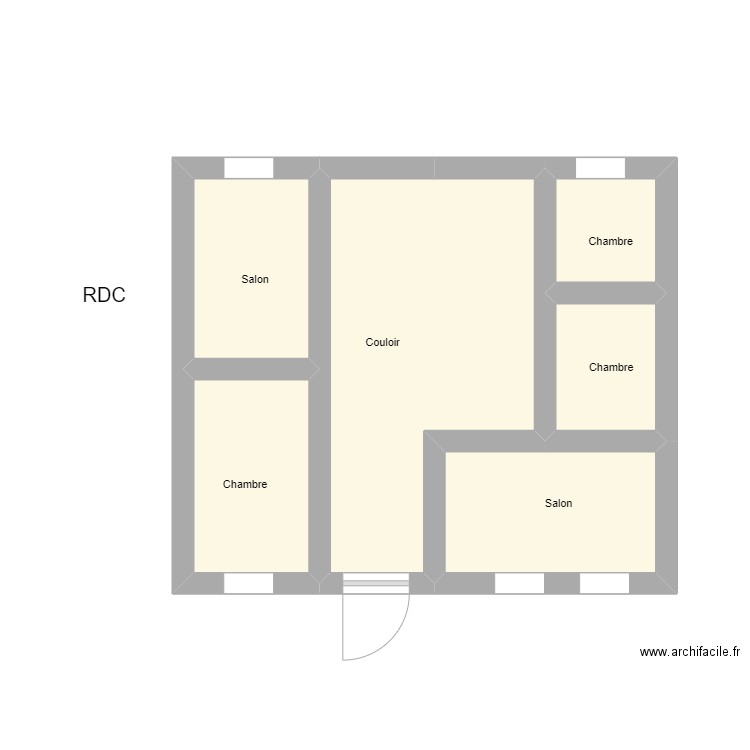 TANJU SALKIM. Plan de 6 pièces et 23 m2