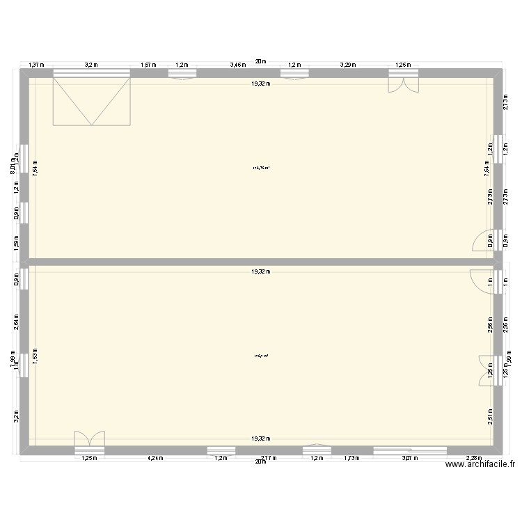 Maison2025. Plan de 2 pièces et 291 m2